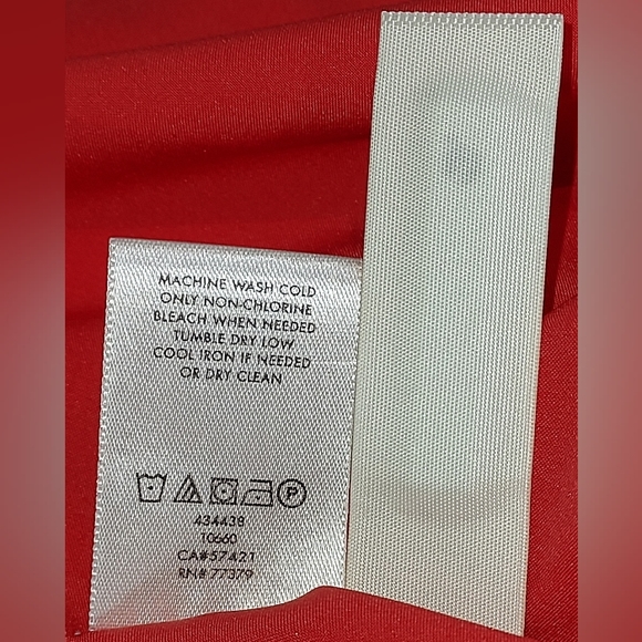 Ann Taylor Petite Bright Orange Sleeveless Fitted Dress NWT - Picture 8 of 9